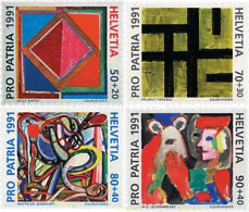 128743 MNH SUIZA 1991 PRO PATRIA. 700 AÑOS DE ARTE Y CULTURA - Ungebraucht