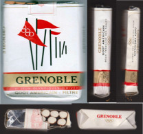 Paquet De Cigarettes "GRENOBLE" De Collection (manque 1 à 2 éléments) Année 1968 SEITA_Di634 - Andere & Zonder Classificatie