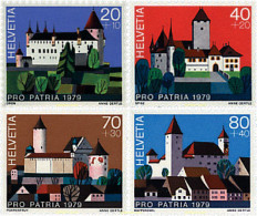 128516 MNH SUIZA 1979 PRO PATRIA. CASTILLOS SUIZOS - Monumenten