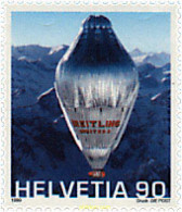40919 MNH SUIZA 1999 1 VUELTA AL MUNDO EN GLOBO SIN ESCALA POR BERTRAND PICCARD Y BRIAN JONES - Ungebraucht