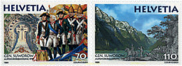 40918 MNH SUIZA 1999 BICENTENARIO DE LA TRAVESIA DE LOS ALPES PER LAS TROPAS RUSAS - Ungebraucht