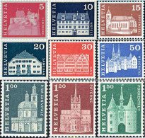 40629 MNH SUIZA 1968 EDIFICIOS - Monumenten