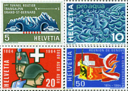 49129 MNH SUIZA 1964 SERIE DE PROPAGANDA - Autres & Non Classés