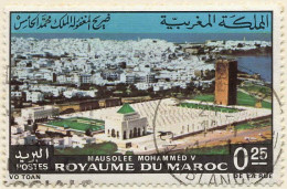 Maroc Poste Obl Yv: 622 Mi:688 Mausolée Mohammed V (TB Cachet Rond) - Monumenten