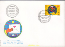 423879 MNH SUIZA 1999 150 ANIVERSARIO DEL CORREO SUIZO - Ungebraucht