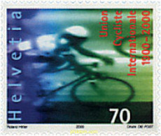 69528 MNH SUIZA 2000 CENTENARIO DE LA UNION CICLISTA INTERNACIONAL - Cycling