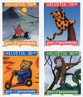 80938 MNH SUIZA 2001 PRO JUVENTUD. NAVIDAD E ILUSTRACIONES DE LIBROS - Bears
