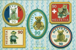 364593 MNH SUIZA 2002 CENTENARIO DEL OSITO TEDDY - Bears