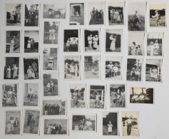 Photo 1946 à 1948 Etables Sur Mer 22 Côtes D'Armor Ferme Maison Habitant Homme Femme Enfant - Etables-sur-Mer