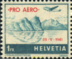 127794 MNH SUIZA 1941 VUELO DE UNTERWALD-LE-BAS A PAYERNE (VAUD) - Protection De L'environnement & Climat