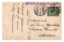 Eritrea - Soggetti Africani Cent. 5 N. 34 Isolato Su Cartolina - Eritrea