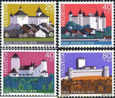128463 MNH SUIZA 1976 PRO PATRIA. CASTILLOS SUIZOS - Monumenten