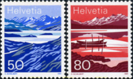 128745 MNH SUIZA 1991 PAISAJES. LAGOS DE MONTAÑA - Ungebraucht