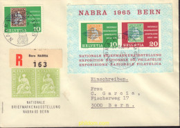 579441 MNH SUIZA 1965 EXPOSICION FILATELICA NACIONAL DE BERNA - Neufs
