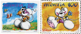 143827 MNH SUIZA 2004 PERSONAJES DE COMIC - Spiders