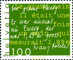 254105 MNH SUIZA 2010 LITERATO - Autres & Non Classés