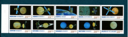 22 59507244  1991 SCOTT 2577A (XX) - POSTFRIS - MINT NEVER HINGED  - SPACE EXPLORATION -  COMPLETE PANE - Ongebruikt