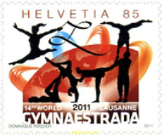 259511 MNH SUIZA 2011 WORLD GYMNAESTRADA - Gymnastiek
