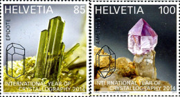 316164 MNH SUIZA 2014 AÑO CRISTALOGRAFIA - Minéraux