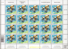 589871 MNH SUIZA 2018 CAMPEONATOS DEL MUNDO ORGANIZADO POR LA UNION CICLISTA INTERNACIONAL - Cycling
