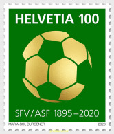622904 MNH SUIZA 2020 125 AÑOS DE LA ASOCIACIÓN SUIZA DE FÚTBOL - Ungebraucht