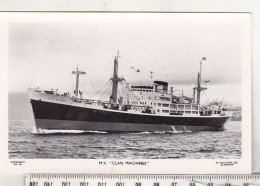 Scotland UK Uncirculated Postcard/photo - Ships - MV Clan Machinnes - Ferries