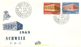 695253 MNH SUIZA 1969 EUROPA CEPT. 10 ANIVERSARIO DE LA CEPT - Neufs