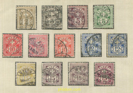 707673 USED SUIZA 1882 CIFRA - Ungebraucht