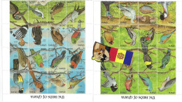 GHANA 1992 Pajaros Birds   2 BLOCS 32V  Birds Pajaros - Ghana (1957-...)