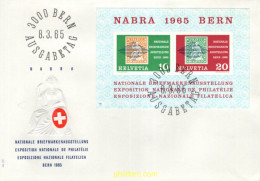 719678 MNH SUIZA 1965 EXPOSICION FILATELICA NACIONAL DE BERNA - Neufs