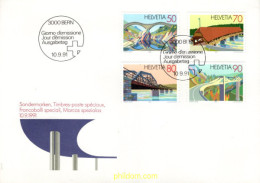 719679 MNH SUIZA 1991 PUENTES - Neufs