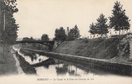Bobigny Le Canal Et Le Pont Du Chemin Fer - Bobigny