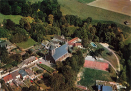 BELGIQUE - Casteau - Panorama - Eglise Sainte Vierge - Porte - Tour - Piscine - Terrain De Tennis - Carte Postale - Soignies