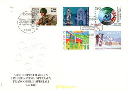732677 MNH SUIZA 1989 ANIVERSARIOS - Neufs