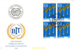 756535 MNH SUIZA 1994 75 ANIVERSARIO DEL DIA DEL TRABAJO - Neufs