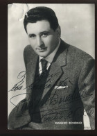 AUTOGRAPHES - RUGGERO BONDINO, CHANTEUR D'OPERA ITALIEN - MUSIQUE - Altri & Non Classificati