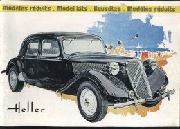 HELLER - MODELES REDUITS - CATALOGUE DE 28 MODELES DIVERS - France