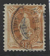 Suisse - N° 99 - Oblitéré - Gebraucht