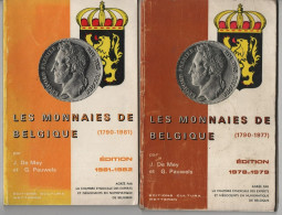 Belgique: Les Monnaies De Belgique. J. De Mey & Pauwels 2 Volumes - Books & Software
