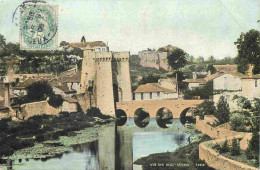 79 - Parthenay - Porte Saint Jacques - Colorisée - CPA - Oblitération Ronde De 1906 - Voir Scans Recto-Verso - Parthenay