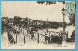 88 - Epinal - La Passerelle - Animé - Ecrite En 1911 - Epinal