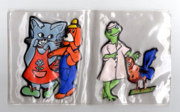 La Maison De Toutou : Lot De 4 Silhouettes La Vache Grosjean - ORTF - 1967 - Jouets Anciens