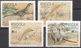 Angola 1994, Dinosaurs, 4val - Angola