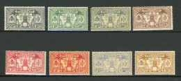 NOUVELLES-HÉBRIDES IDOLE N° Yvert 80/87* - Neufs