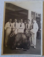 PHOTOGRAPHIE 94 MAISONS ALFORT ? TB PLAN GROUPE MUSIQUE Musiciens PENA ? ORCHESTRE ? VIOLON SAXOPHONE TROMPETTE - Maisons Alfort