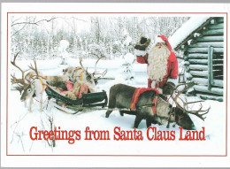 CPA  CARTE POSTALE  SUOMI FINLAND  PERE NOEL - Santa Claus