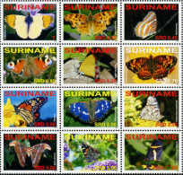 238945 MNH SURINAM 2008 MARIPOSAS - Spiders