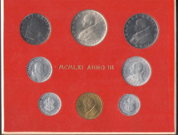 1961 Vaticano, Giovanni XXIII, Anno III, Annata Completa FDC - Vaticano