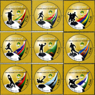 254527 MNH SWAZILANDIA 2010 COPA DEL MUNDO DE FUTBOL 2010 EN SUDAFRICA - Swaziland (1968-...)
