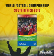 Tuvalu Block150 (kompl.Ausg.) Postfrisch 2010 Fussball WM - Tuvalu